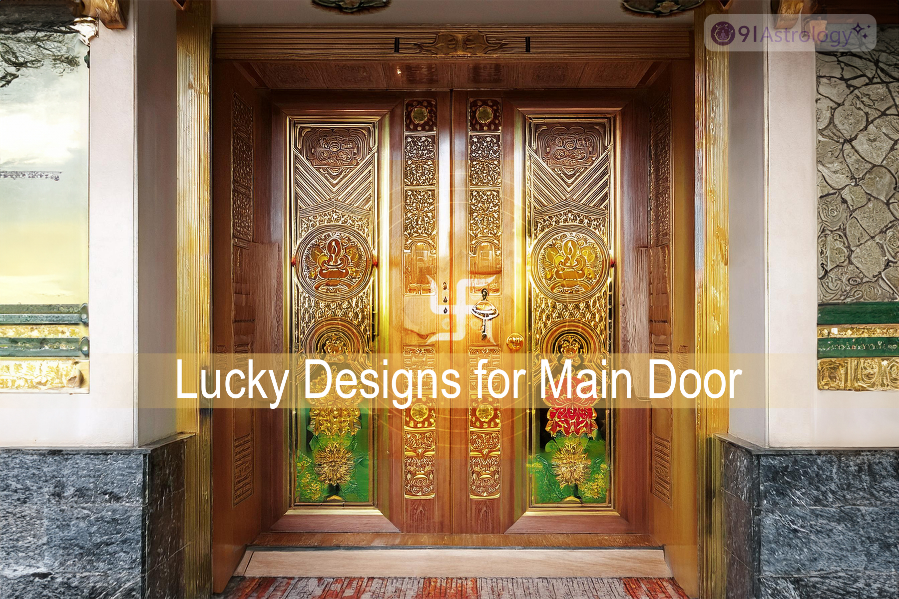 Lucky Designs for Main Door According to Vastu